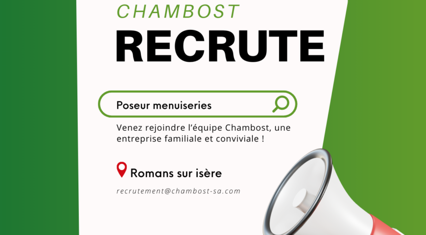 POSEUR MENUISERIES (H/F)