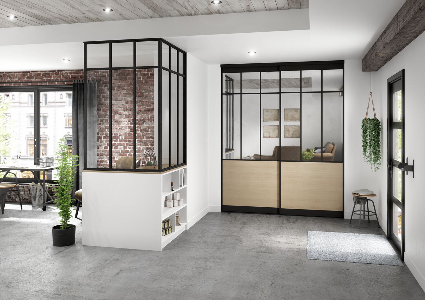 Claustras et verrières