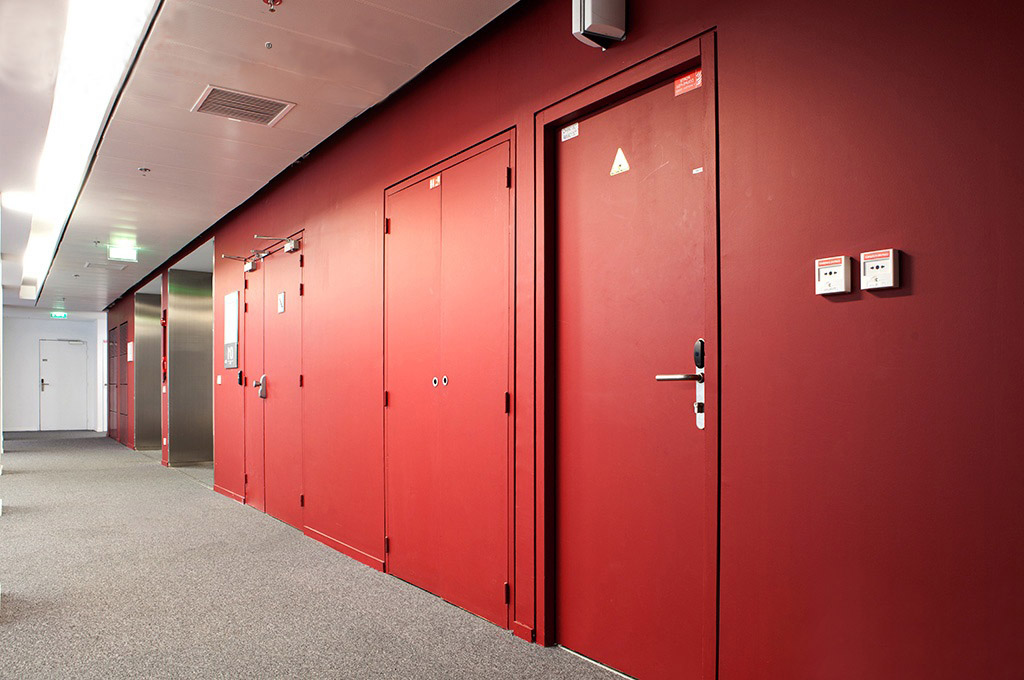 bloc porte technique électrique