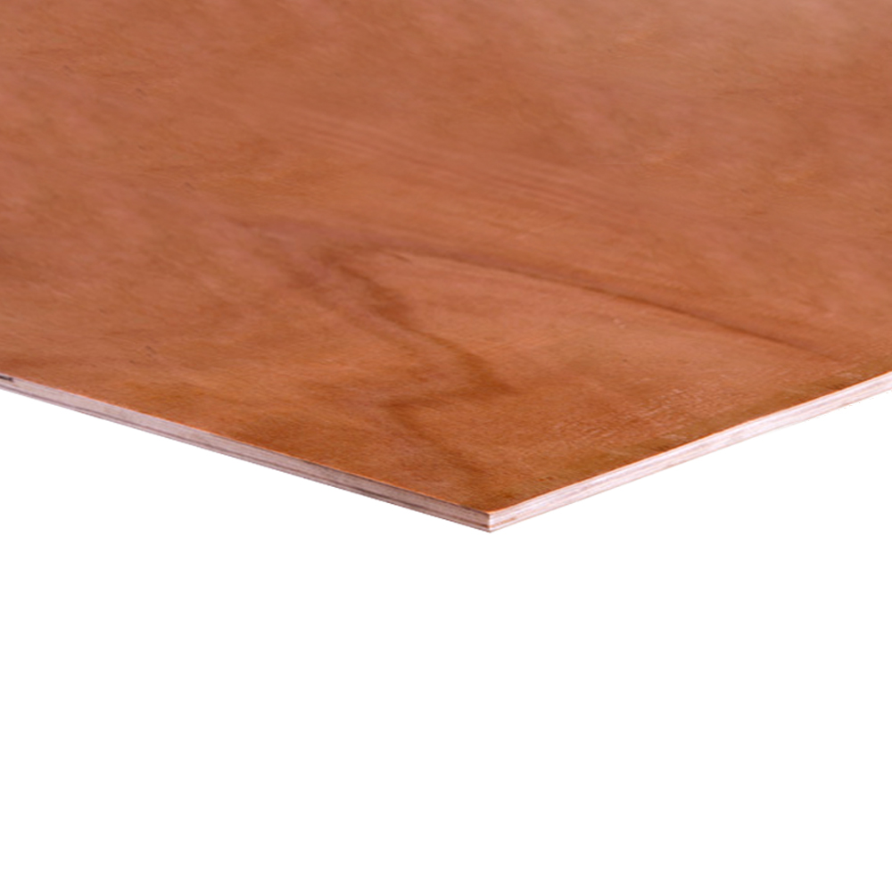 contreplaqué exotique teinté rouge