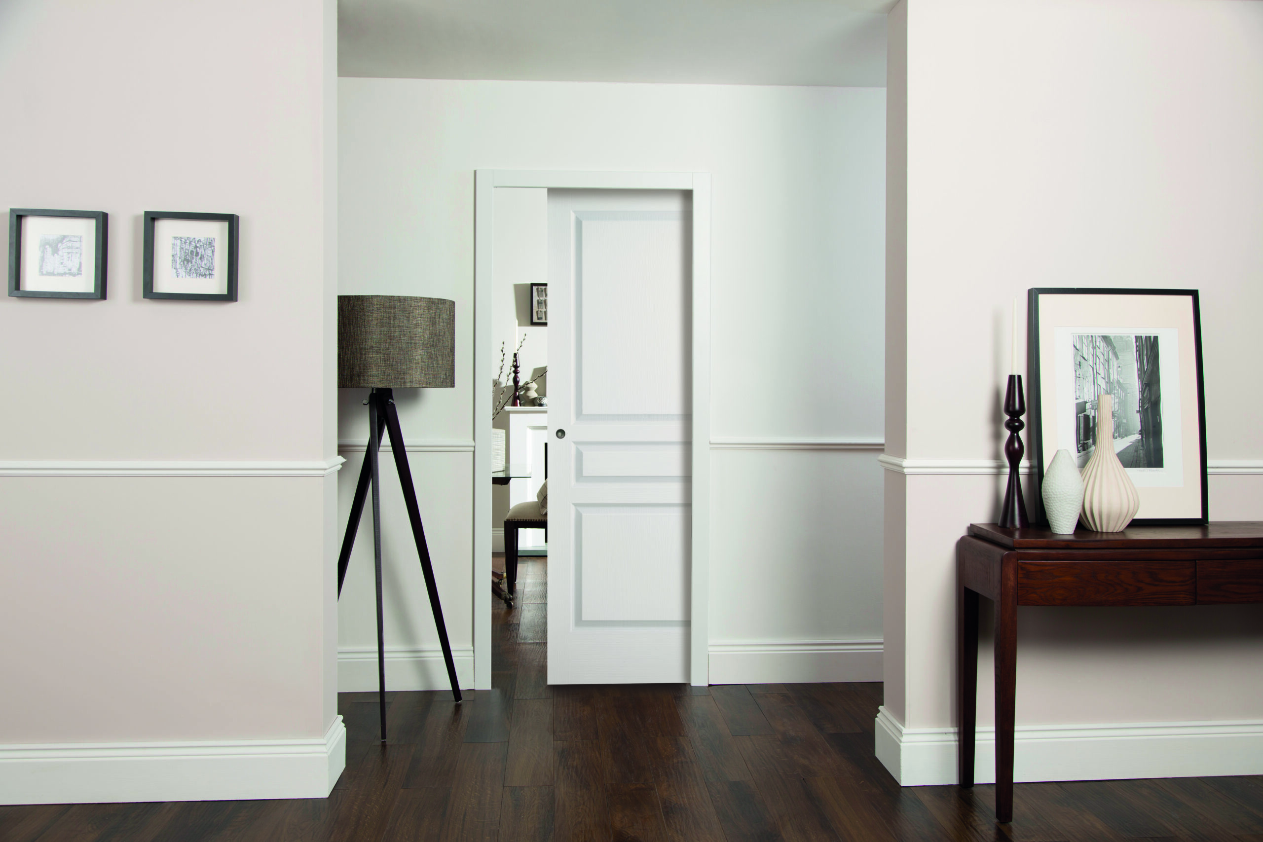 Porte à galandage coulissante