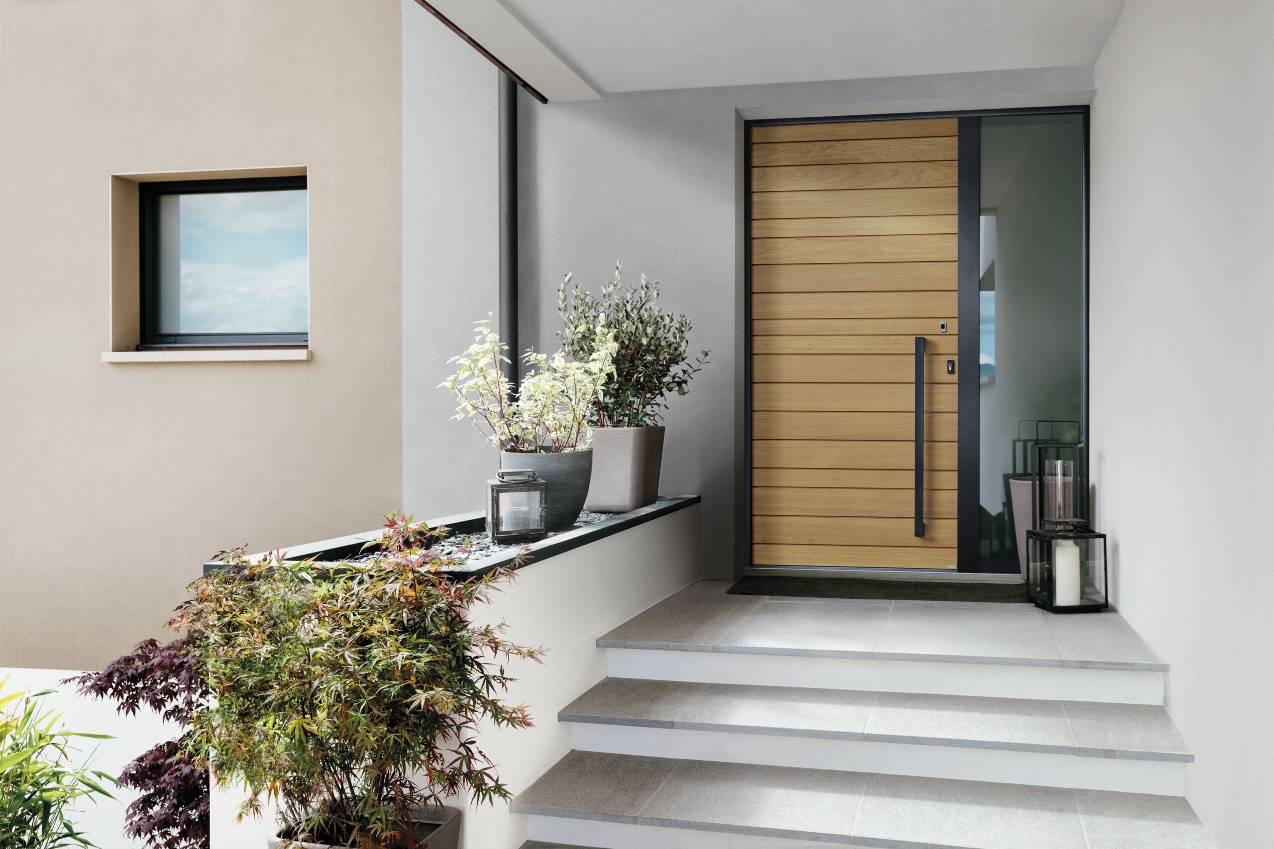 Porte d'entrée bois Cyme BEL'M