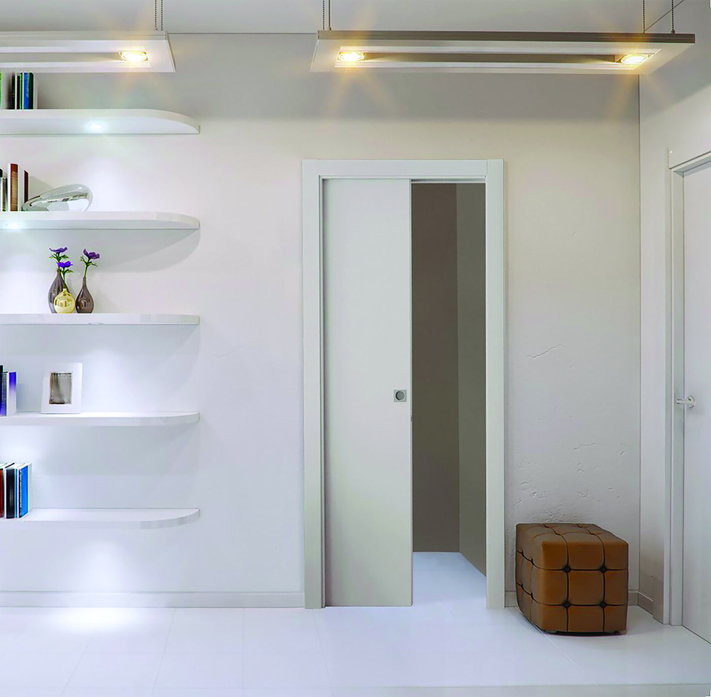 porte à galandage coulissante