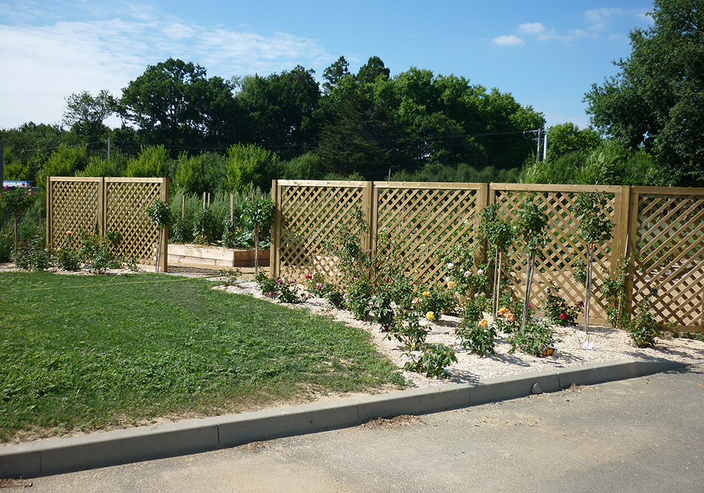 clôture treillis