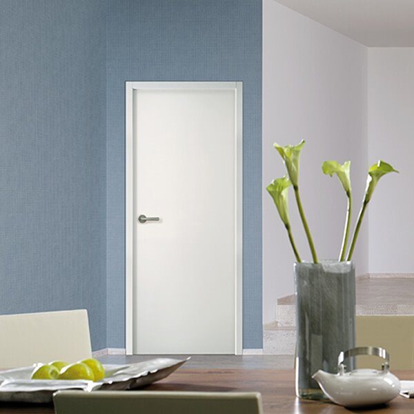 porte interieure simple plane blanche