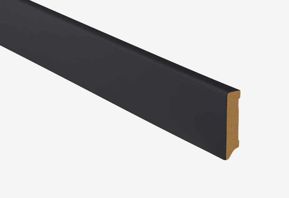 plinthe acoustique noire