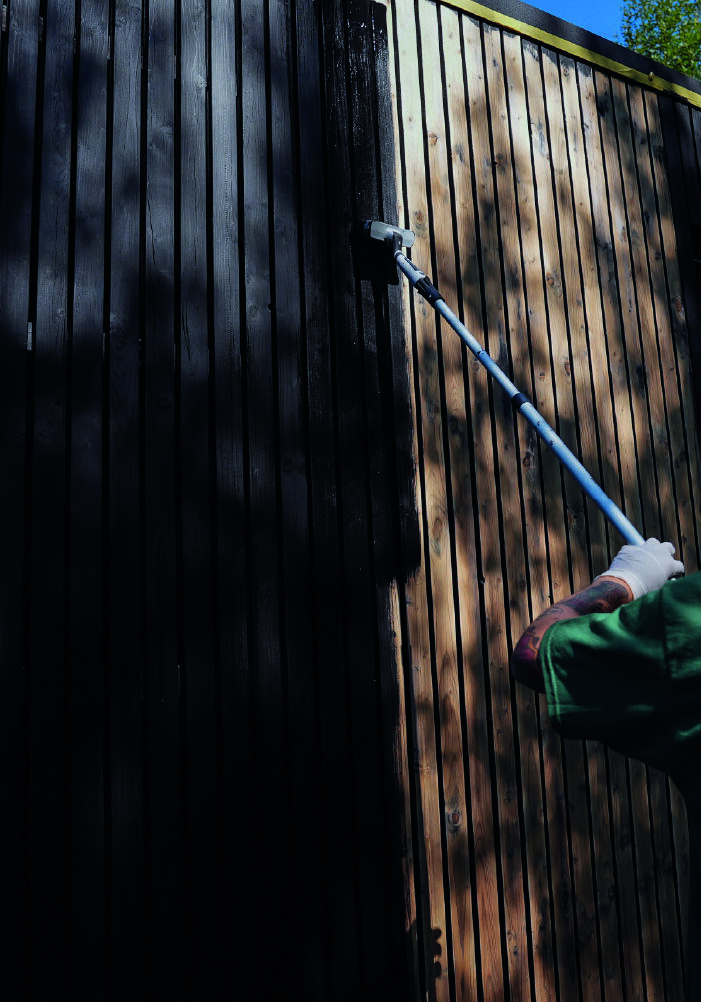 Application DuroGrit bardage protection UV