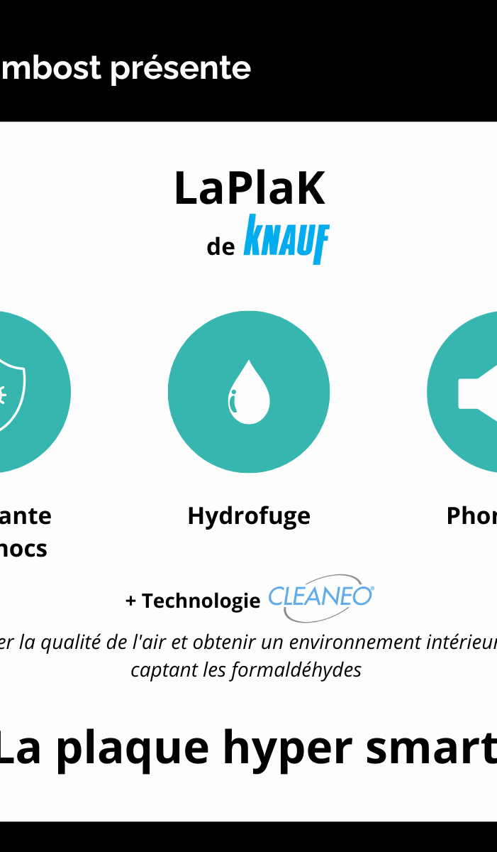 Plaque de platre polyvalente