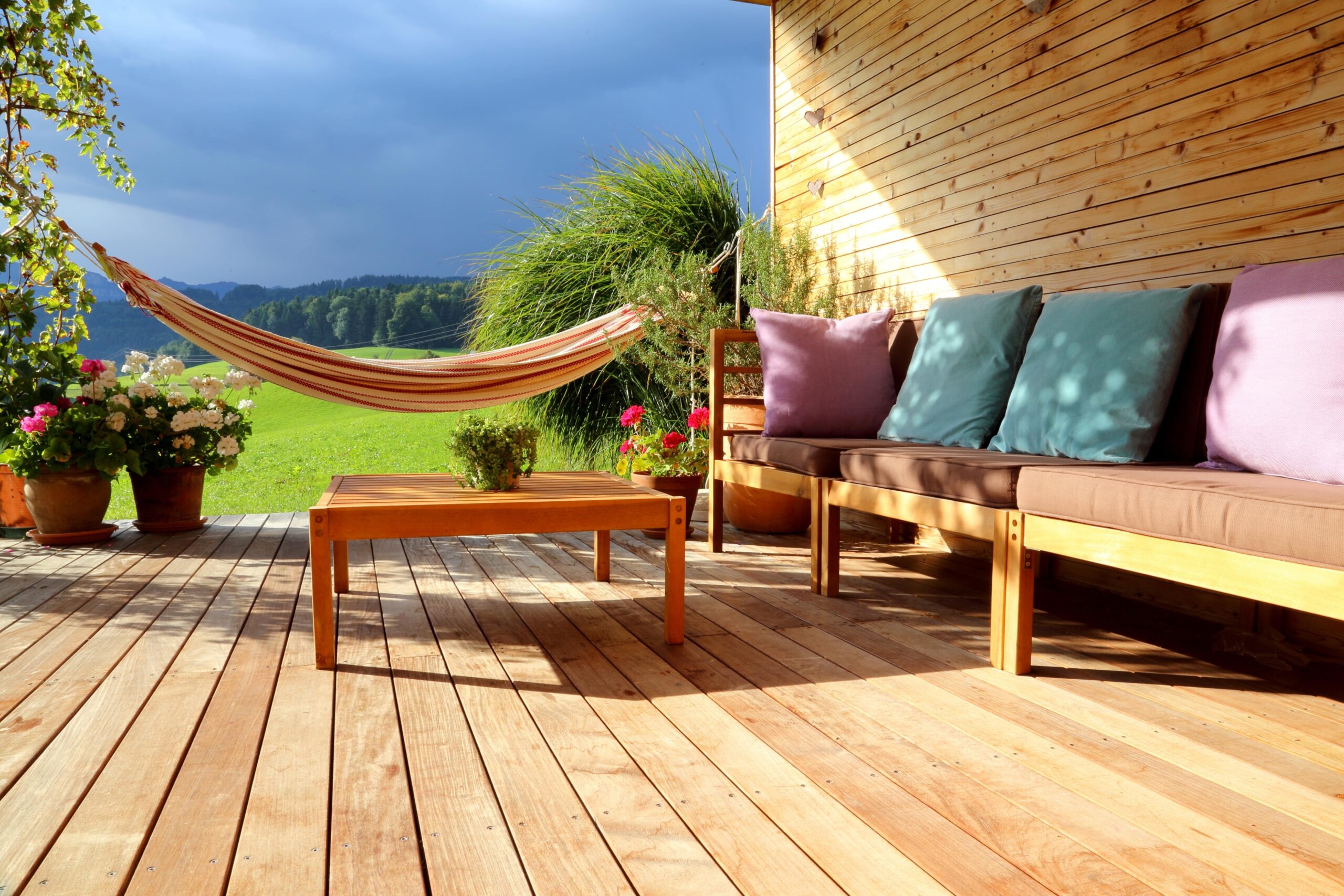 terrasse en bois français