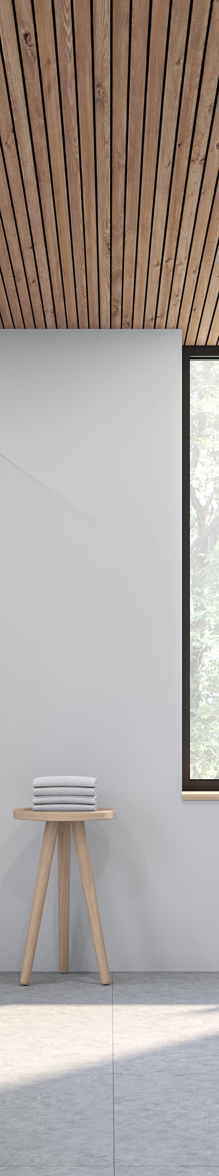 salle de bain avec plaque de platre zone humide