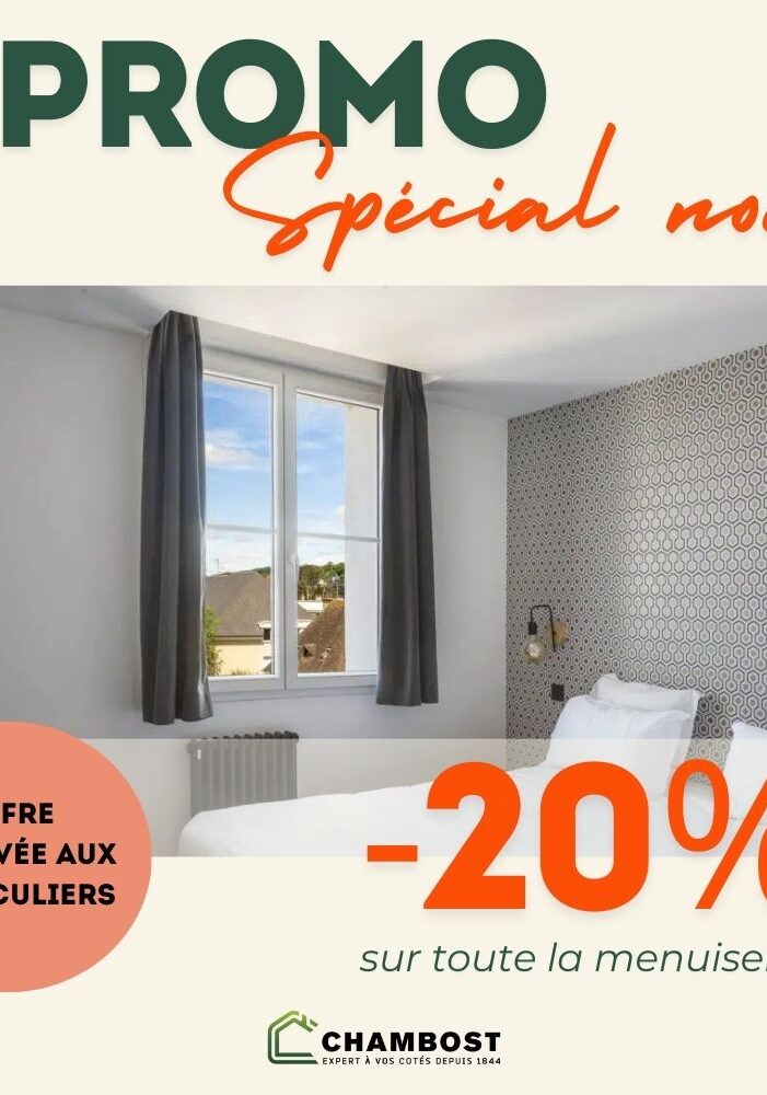 promo de noël sur la menuiserie