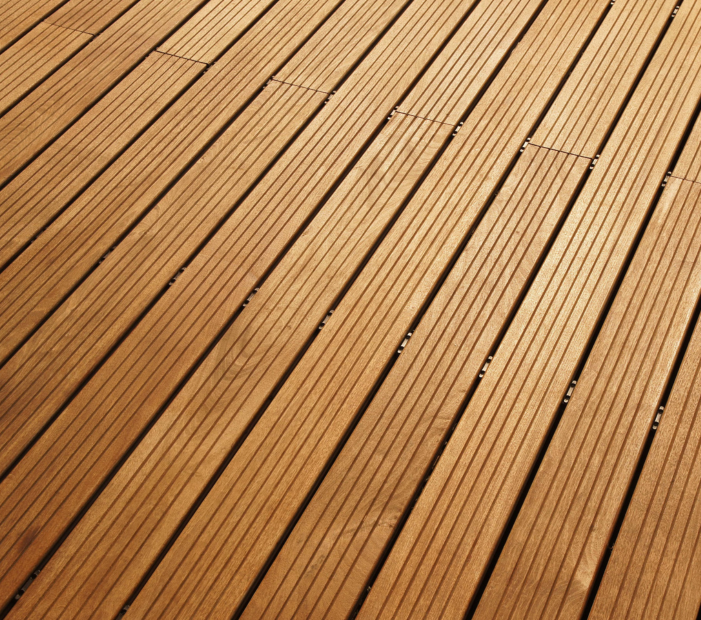 terrasse bois rainurée